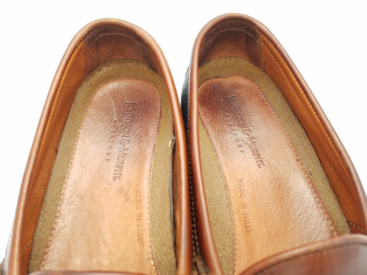 Men\'s Johnston and Murphy Passport Kilty Tassel loafers in Brown Size 12M Men main image 2