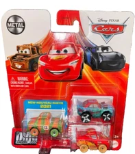 Disney Cars Mini Racers Demo Derby High Impact Fishtail Muddy McQueen FREE SHIP!