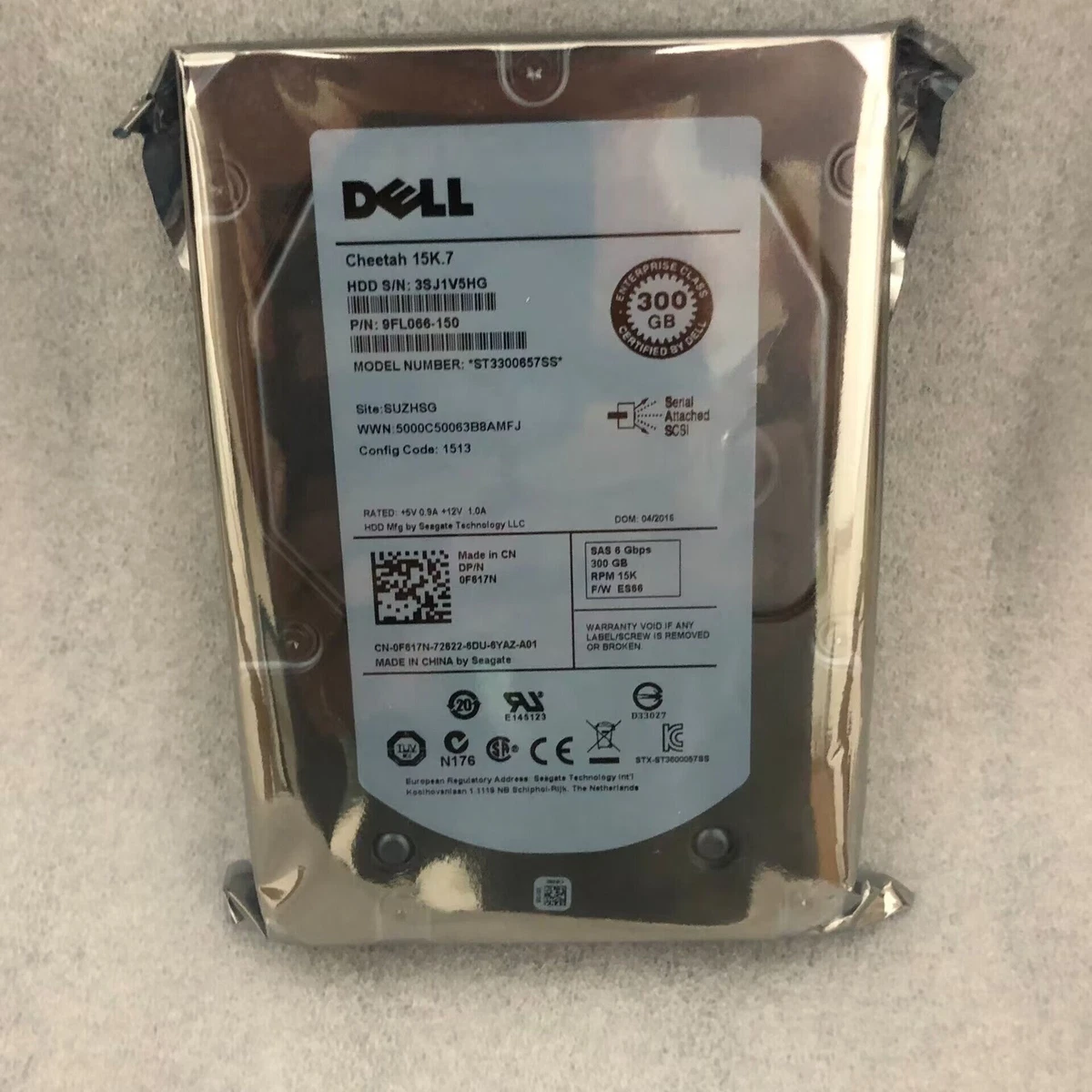 Dell 3.5 in Form Factor Internal Hard Disk Drives 600 GB Storage