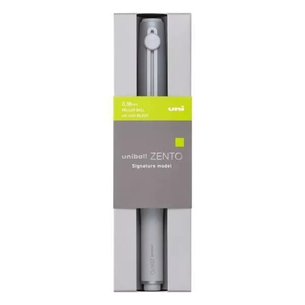 筆記具 uniball ZENTO .38mm UBZH38.26 x11 Mitsubishi Pencil uniball ZENTO signature model silver 0.38mm