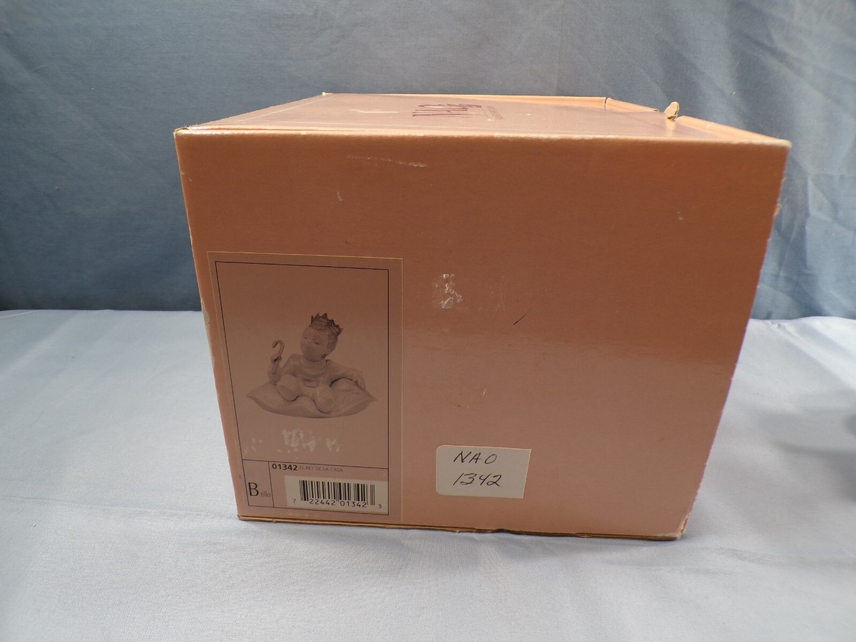 NAO Lladro Porcelain Figurine #1342 The King Of The House w/ Box