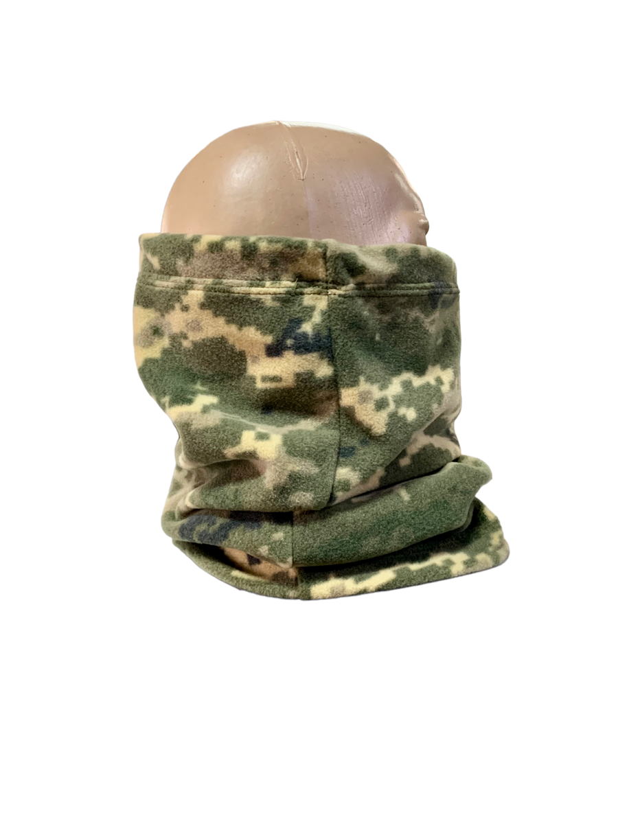 Ukraine army Fleece NECK GAITER Scarf snood Pixelated MM-14