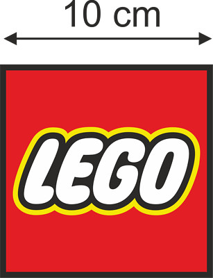 Lego Logo Aufkleber Premium Peel and Stick Vinyl Multicolor Trendy Kinder Deko