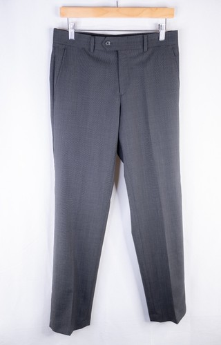 Bar III Herren grau Zweiteiler Wolle Anzug Jacke Größe 38 S Anzughose 30Wx32L - Bild 13 von 18