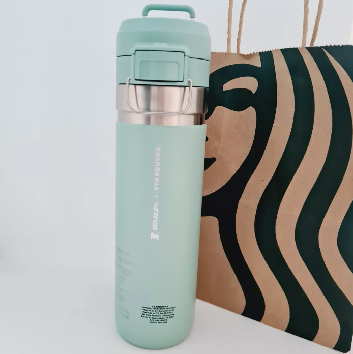 Starbucks Stanley Spring Mint 24 oz Tumbler Limited Edition