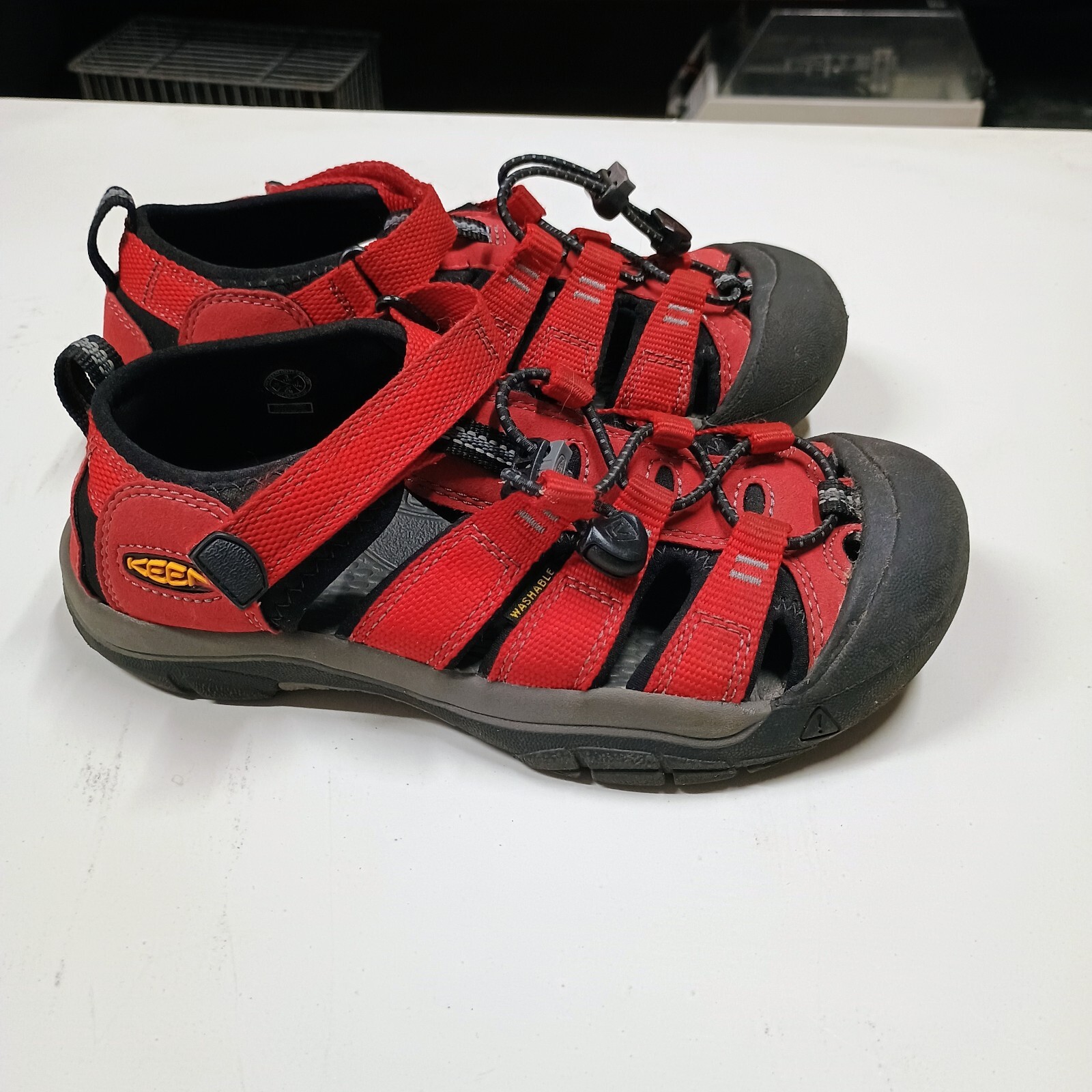 Sandali KEEN Newport H2 rossi da trekking acqua giovani grandi bambini ragazzi taglia 3