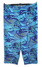 Travelers CHICO'S Women's Slinky Travel Knit Ankle Pants Geometric Size 3 L XL