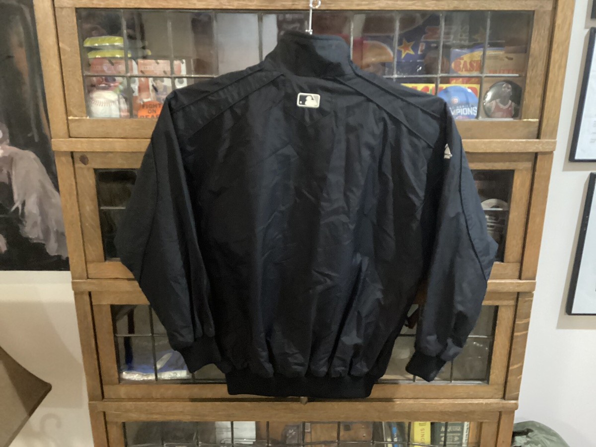 VTG Chicago White Sox MAJESTIC AUTHENTIC BLACK Nylon Bullpen