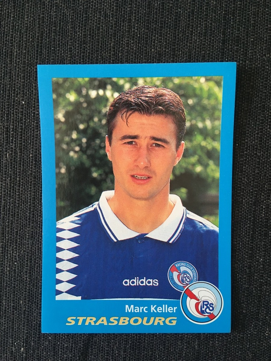 Carte Postale Keller RC Strasbourg Saison 1995-1996, Collection Football Club Français