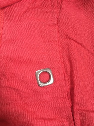Ladies Quicksilver Cotton Lightweight Sunmer Bomber Jacket Red Size Large - Picture 3 of 8