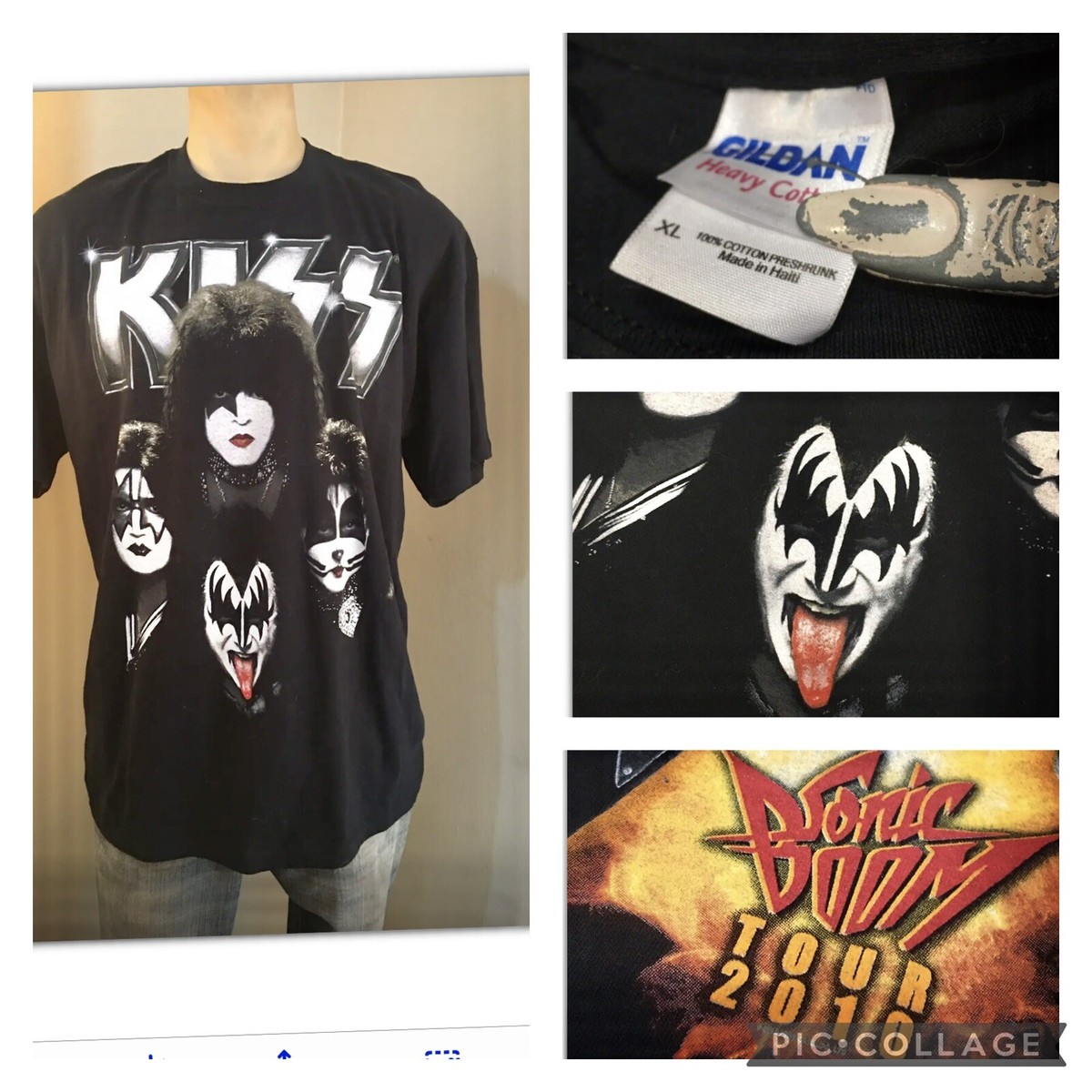 キッス KISS Tシャツ GILDAN 期間限定送料無料】 Tシャツ KISS 正規品 - GILDAN キッス