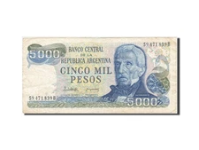 [#261884] Banknote, Argentina, 5000 Pesos, 1976-1983, Undated (1977-1983), KM:30
