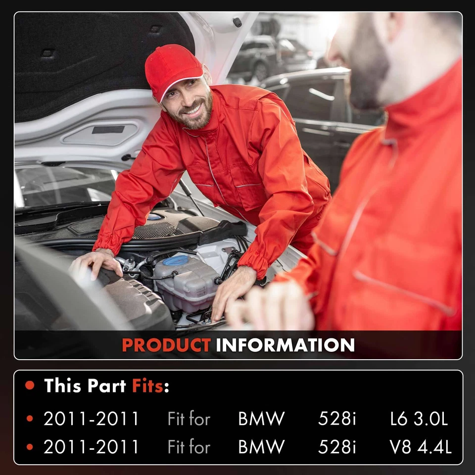 New A/C Compressor w/ Clutch for BMW 528i F10 2011 L6 3.0L V8 4.4L 7SBU17C Style - Image 2 of 4