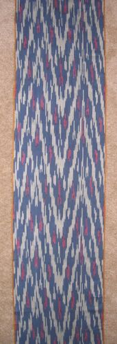 11 Yard HAND MADE UZBEK Natural 100% COTTON IKAT FABRIC #8956