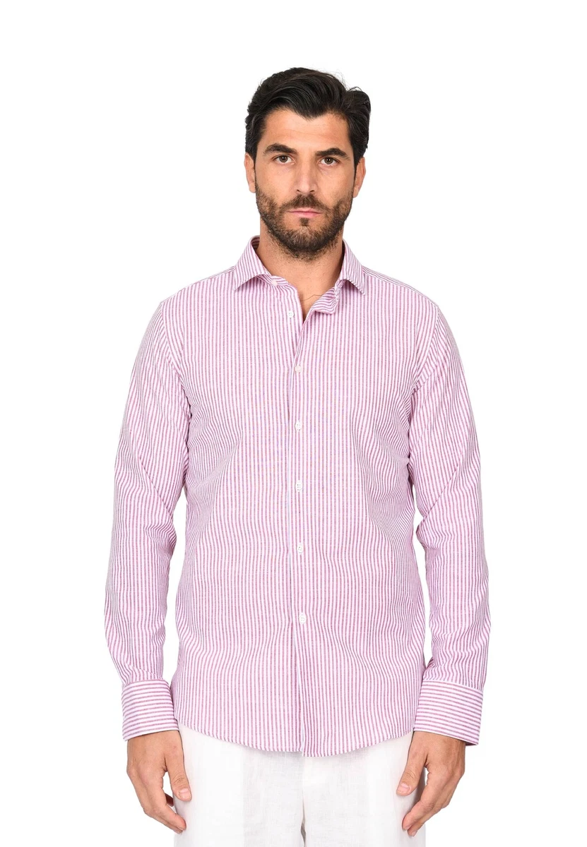 Camicia lino shop rossa