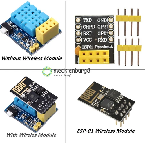 ESP8266 ESP-01/01S DHT11 Temperature & Humidity WIFI Wireless Transceiver Module