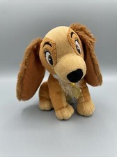 Disney Lady Dog Plush Lady and the Tramp Stuffed Toy Dog 7"