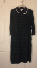 Vtg Lady Cotton Fannell 100 cotton Nightgown Modest Sleepwear sz small