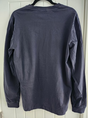 Champion Long Sleeve Pure Cotton T-Shirt Mens Navy Blue UK M Brand New with Tags - Picture 2 of 11