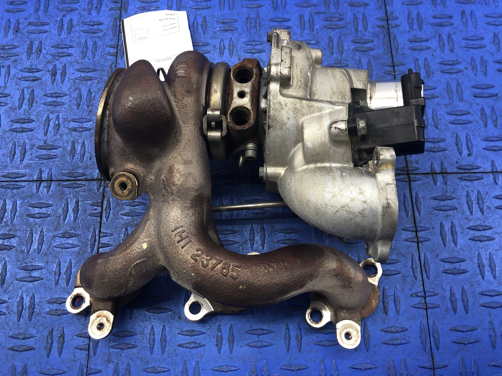 2014-2021 MASERATI QUATTROPORTE 3.0L LEFT SIDE ENGINE TURBOCHARGER TURBO 299712