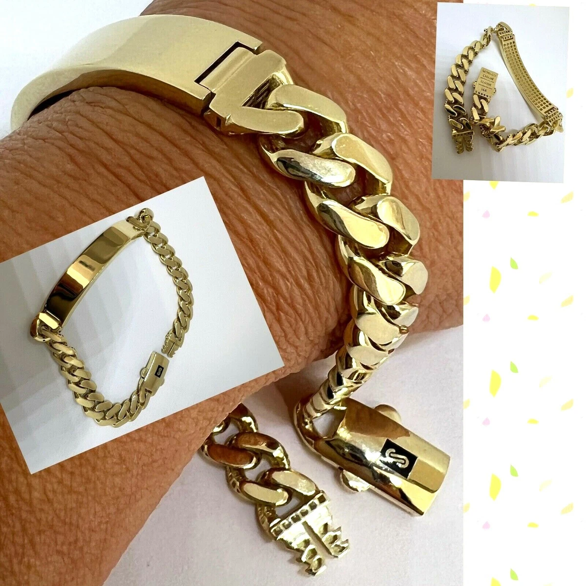 Louis Vuitton Chain Links Bracelet, Gold, M (Stock Confirmation Required)