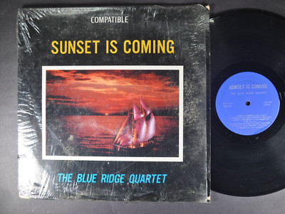 BLUE RIDGE QUARTET Sunset is Coming GOSPEL LP Shrink