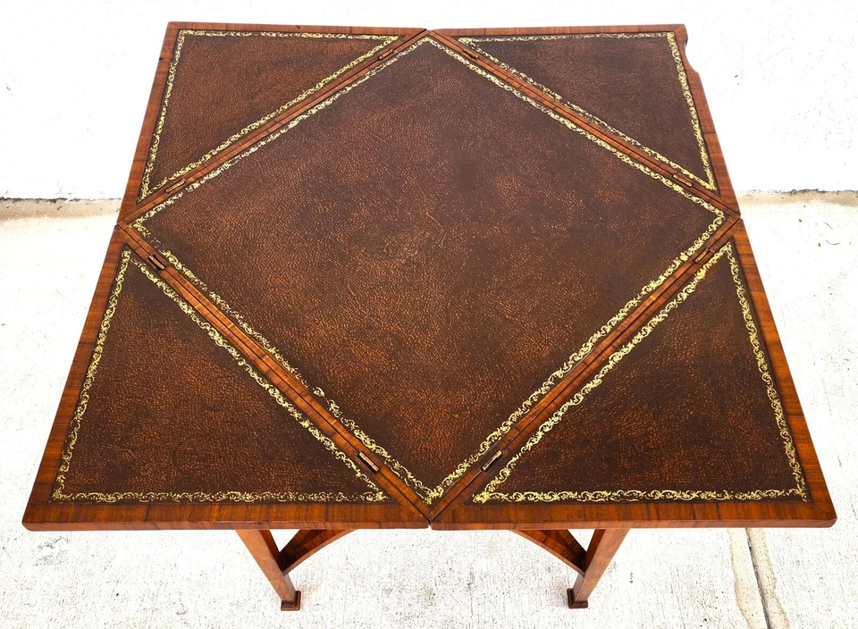 Mesa de jogo Pierre Deux flip top couro - Imagem 3 de 4