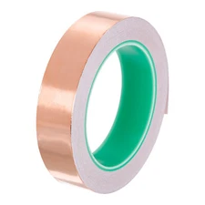 Copper Foil Tape 1 Inch x 66 Feet 0.05mm Thick Double Sided Conductive
