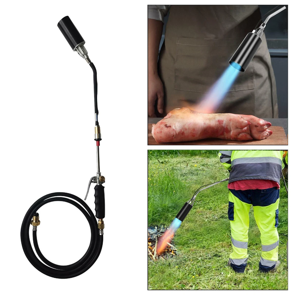 PROPANE BURNING LPG GAS TORCH ICE MELTER ROOFING TAR WEED BURNER MELTING TOOL