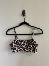 Leopard Print High Waisted Bikini - Size: M