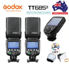 2X Godox TT685II-S 2.4G TTL HSS Camera Flash Speedlite + XPro-S Trigger For Sony