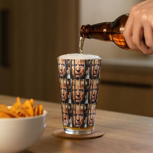 Lock Him Up Shaker Pint Glass
