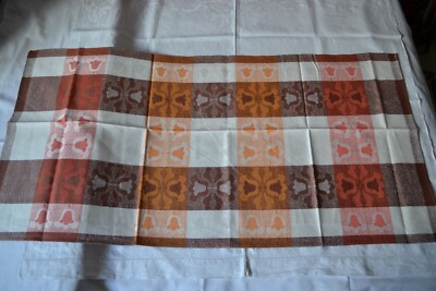 schmales Tuch 50 x 100 cm Küchentuch Handtuch Damast ungenutzt Vintage