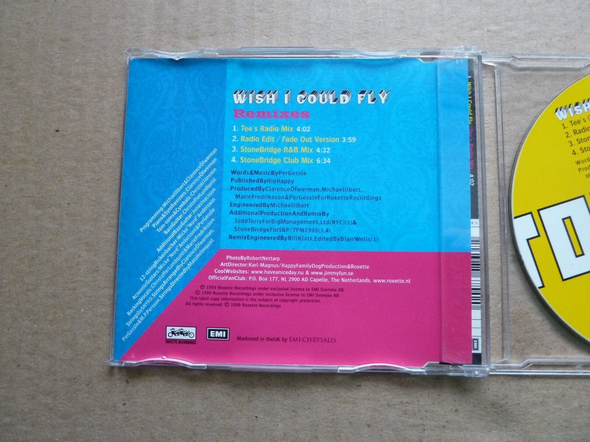 Roxette Wish I Could Fly Remixes CD Ref7884z for sale online | eBay