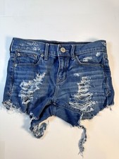 Express Denim Shorts Women s Sz 0 R Mid-Rise ...