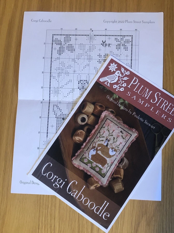 Corgi Caboodle Cross Stitch Chart By Plum Street Samplers - Image 3 of 3