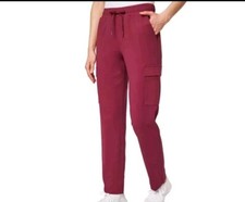 Mondetta Ladies' Straight Leg Cargo Pant Medium, Red. NWT