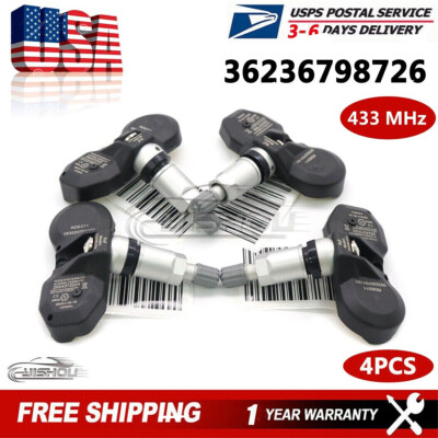 #ad 4x New TIRE PRESSURE SENSOR TPMS 36236798726 For BMW 3 5 M3 X3 Mini Rolls Royce $39.99