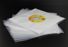200 x BUSTA DISCHI 45 GIRI COPERTINA TRASPARENTE 100my collezione vinile singoli