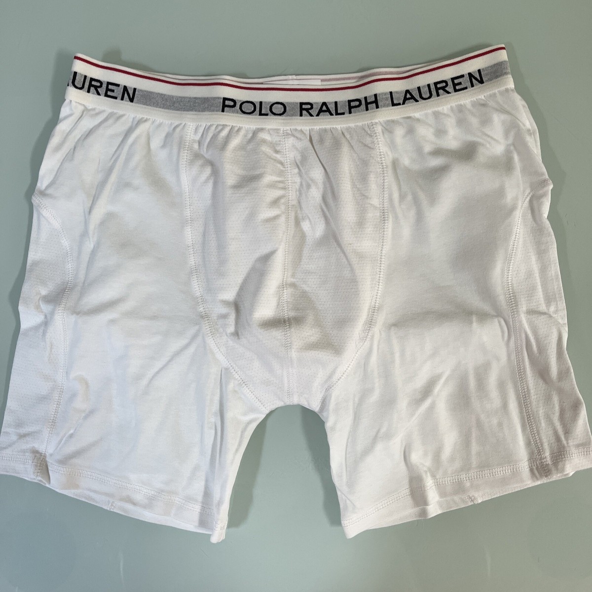 NEW Vintage 90s Polo Ralph Lauren Boxer Brief Men's White Size M