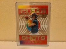 2021 Illusions Clear Shots Trevor Lawrence Error Card /399 ONE OF A KIND ERROR!!