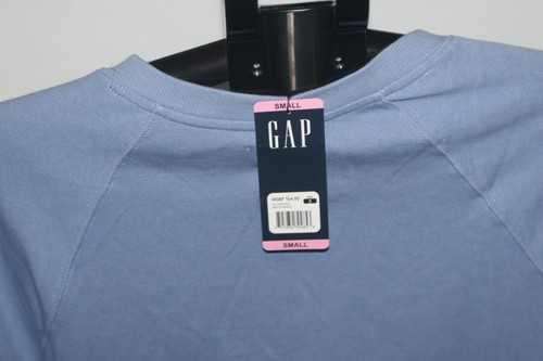 NWT Women's GAP Henley Sweatshirt - English Manor Blue - Size Small - 第 5/6 張圖片