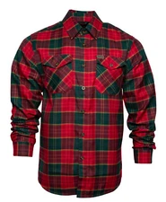 Dixxon Kevin McCallister 2.0 Home Alone Movie Red Green Plaid Christmas Flannel