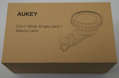 Aukey 2-in-1 Wide Angle Lens Macro Lens Cell Phone Photography