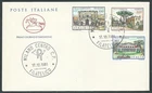 1981 ITALY FDC HORSE VILLAS NO ARRIVAL STAMP - CG