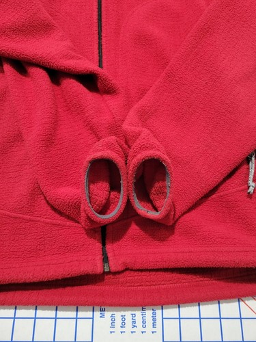 Patagonia Regulator Polartec para hombre lana gofre talla mediana rojo y negro - Imagen 16 de 18