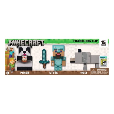 SDCC Exclusive   MINECRAFT   3D Foam Collectible Clip   Boxed Set   Ships Free