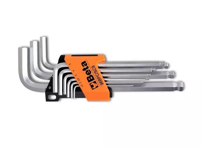 Beta Tools Italy Ball Ended Hex Allen Key Set 1.5mm 10mm With