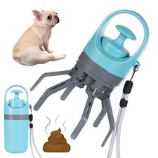 Portable Lightweight Dog Pooper Scooper With Built-in Poop Bag Dispenser Eight-c