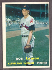 1957 Topps Set-Break #120 Bob Lemon EX-EXMINT *JAYSACE*